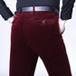 Men's Stretchy Corduroy Straight Long Pants