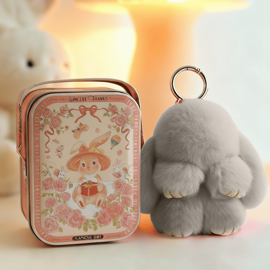 🐰60 % DE RÉDUCTION MAINTENANT ! 🏆 Breloques en forme de lapin doux fait à la main : design adorable, fil de qualité supérieure et parfait pour les sacs/clés 🎀