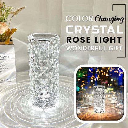 🎁Dernier jour pour l'offre ! -60 %💥🎁Lampe en cristal Touch Rose