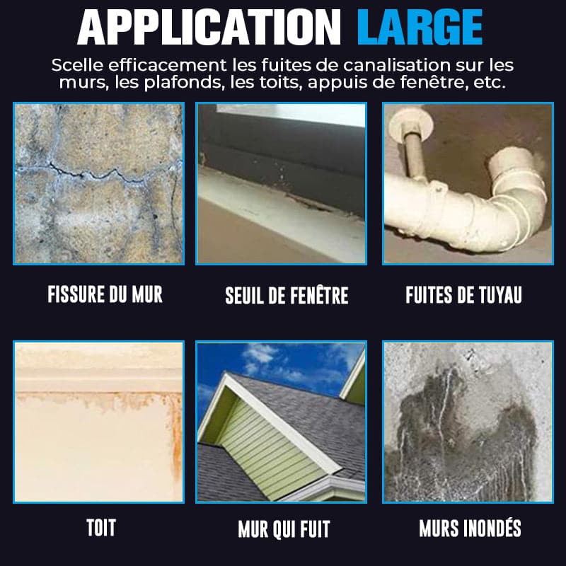 💥 Économisez 50 % ! Scellant Étanche Multifonction Avec Brosse Gratuite 🧱🛡️🎁