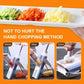 Dispositif de hachage pour la cuisine