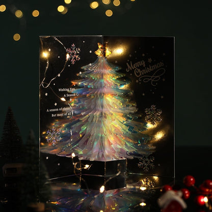 Carte Pop-Up 3D Sapin de Noël