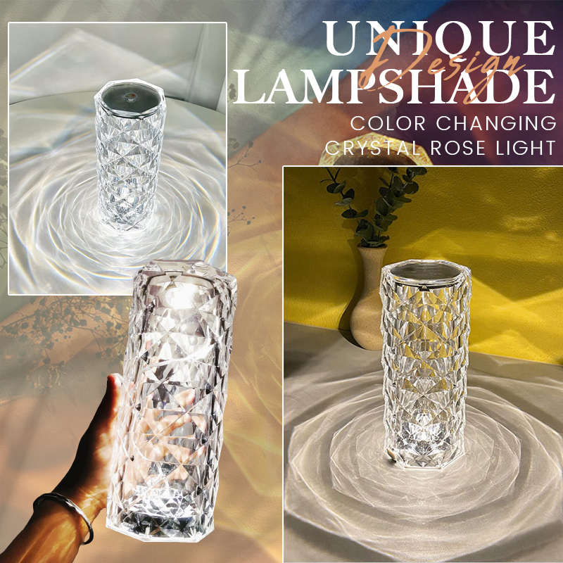 🎁Dernier jour pour l'offre ! -60 %💥🎁Lampe en cristal Touch Rose