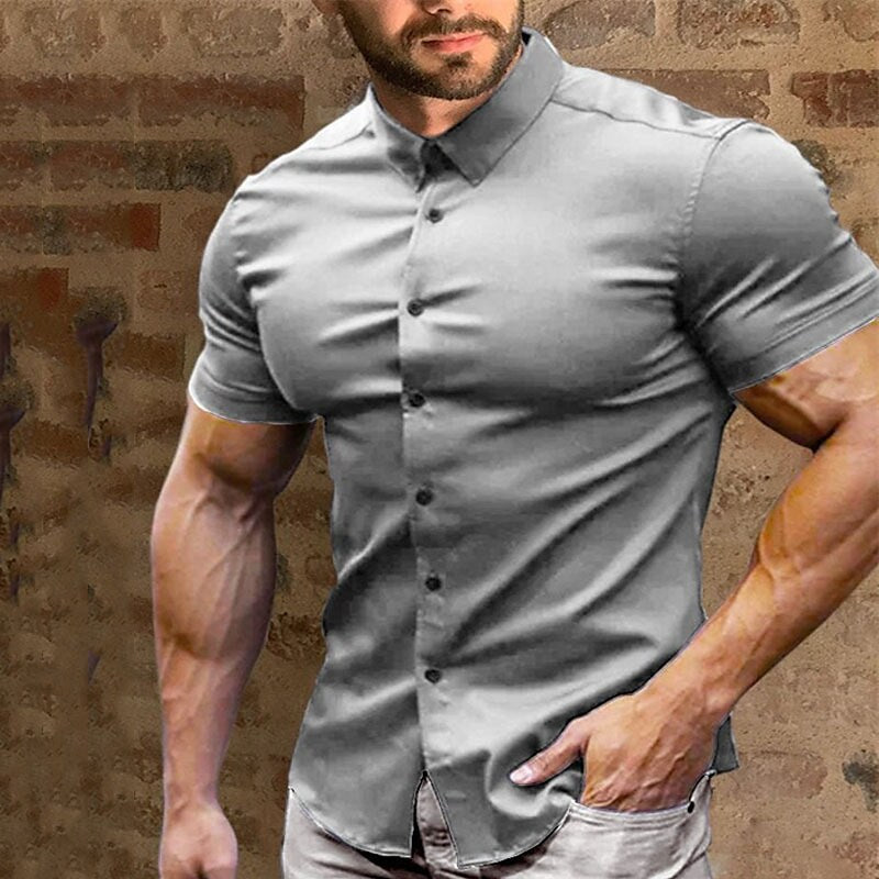 👔⚡60 % DE RÉDUCTION ! | Chemises pour hommes sans repassage – Pas de repassage, infroissables et confortables toute la journée !