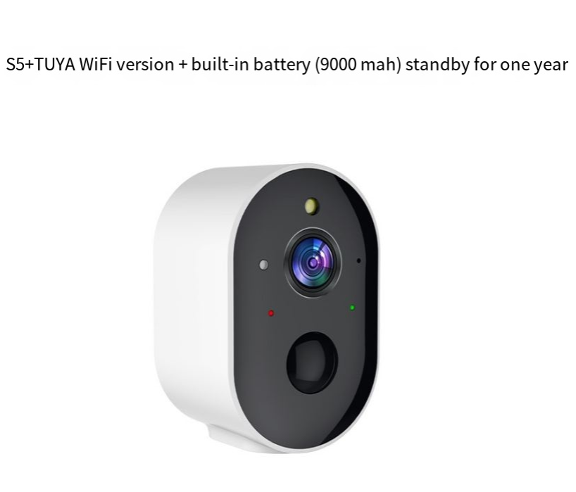 Caméra de Sécurité Domestique Intelligente Sans Fil WiFi avec Commande à Distance par Téléphone et Vidéo HD