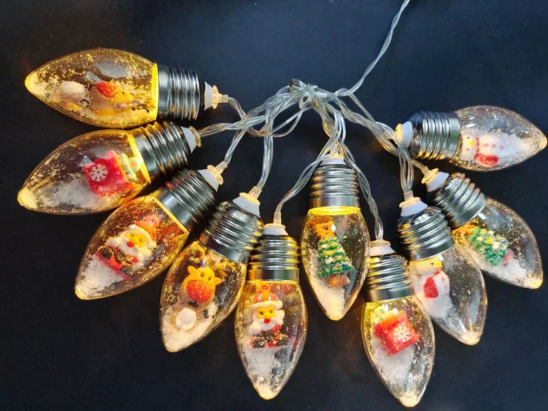 🎄Décorations lumineuses de Noël avec guirlande lumineuse à boules