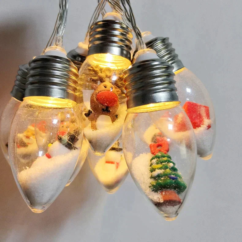 🎄Décorations lumineuses de Noël avec guirlande lumineuse à boules