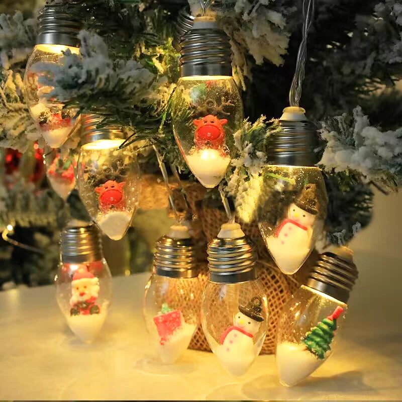 🎄Décorations lumineuses de Noël avec guirlande lumineuse à boules