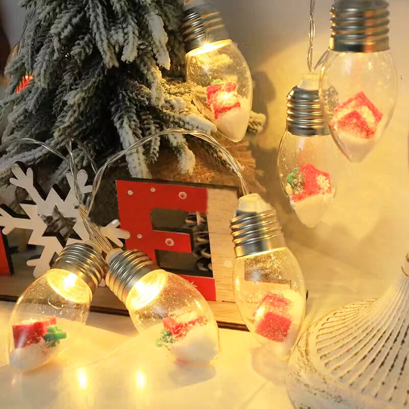 🎄Décorations lumineuses de Noël avec guirlande lumineuse à boules