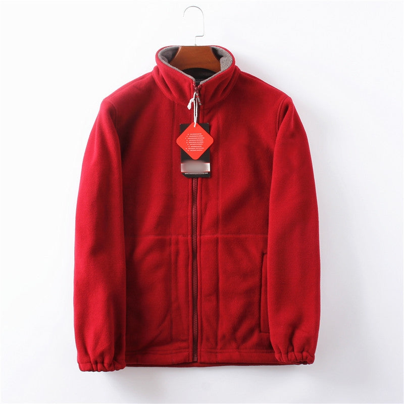 🎁Veste chaude rembourrée double couche unisexe