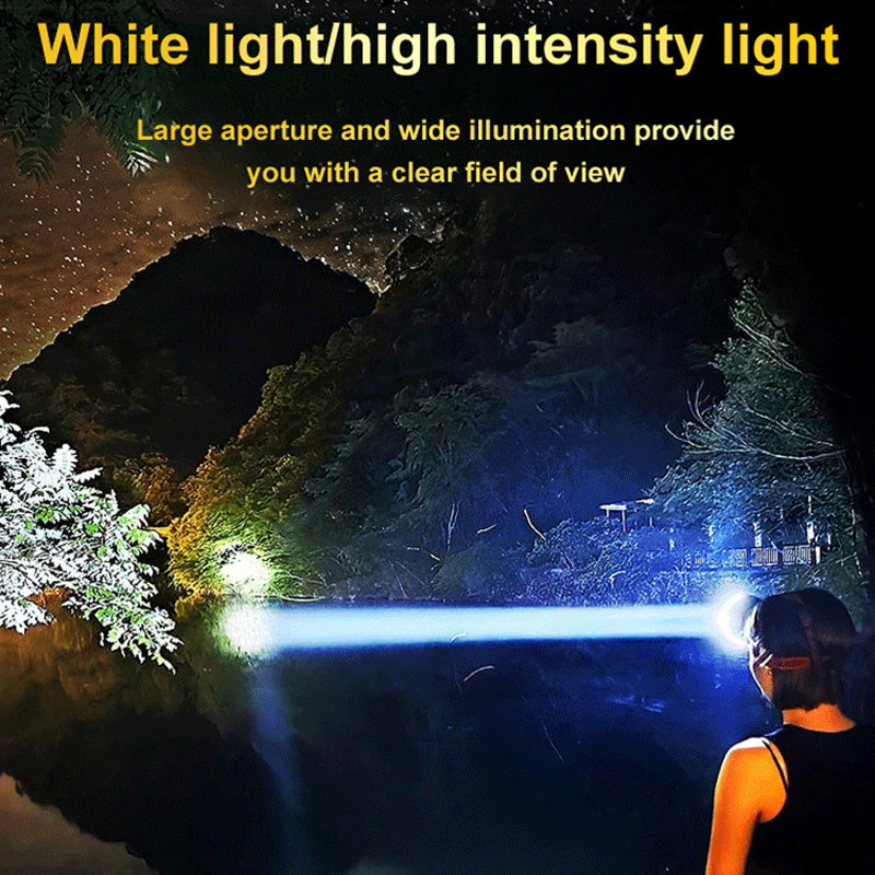 💡 ACHETEZ 3 OBТENEZ 4! 🔦 LAMPE FRONTALE RECHARGEABLE - 3000 Lux & 5 Modes, Étanche IPX4 pour Randonnée et Course Nocturne 🌙⛰️