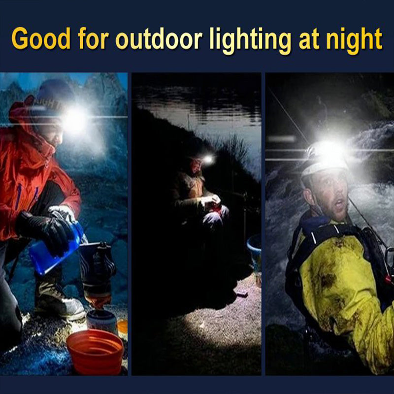 💡 ACHETEZ 3 OBТENEZ 4! 🔦 LAMPE FRONTALE RECHARGEABLE - 3000 Lux & 5 Modes, Étanche IPX4 pour Randonnée et Course Nocturne 🌙⛰️