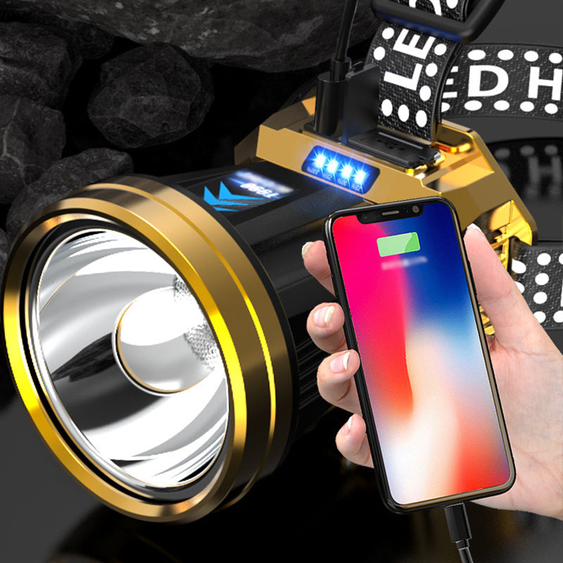 💡 ACHETEZ 3 OBТENEZ 4! 🔦 LAMPE FRONTALE RECHARGEABLE - 3000 Lux & 5 Modes, Étanche IPX4 pour Randonnée et Course Nocturne 🌙⛰️