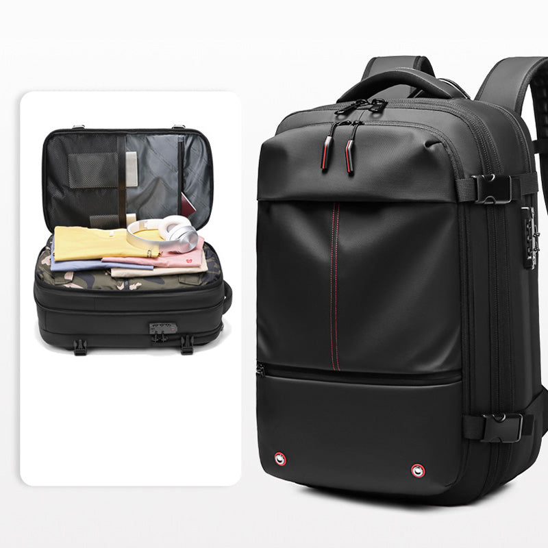Sac à dos de voyage extensible à compression sous vide de 60 litres (Délai d'expédition : 3 à 4 jours)