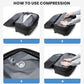 Sac à dos de voyage extensible à compression sous vide de 60 litres (Délai d'expédition : 3 à 4 jours)
