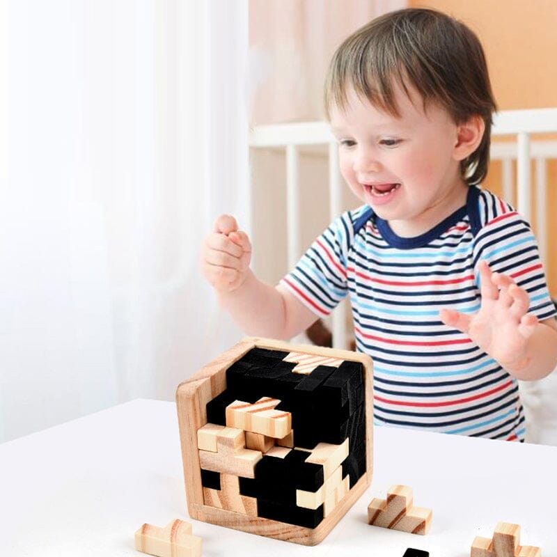 🔥 50 % de réduction ! 👶 Puzzle en bois en forme de T – Jeu de réflexion éducatif pour enfants & adultes, 54 pièces, développement cognitif 🧠✨
