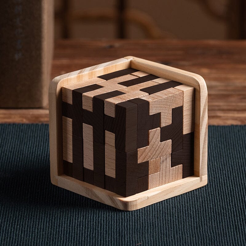 🔥 50 % de réduction ! 👶 Puzzle en bois en forme de T – Jeu de réflexion éducatif pour enfants & adultes, 54 pièces, développement cognitif 🧠✨