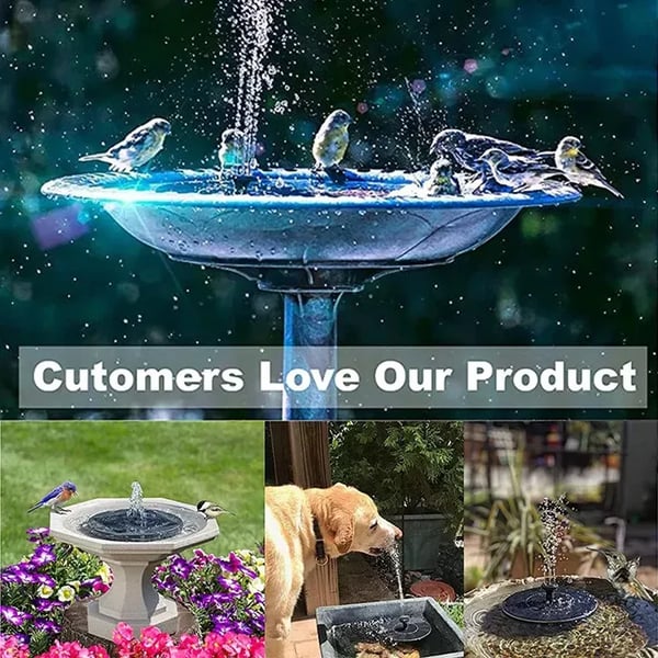 🎁VENTE À GROSSES 49 % DE RÉDUCTION 🎁Fontaine à énergie solaire