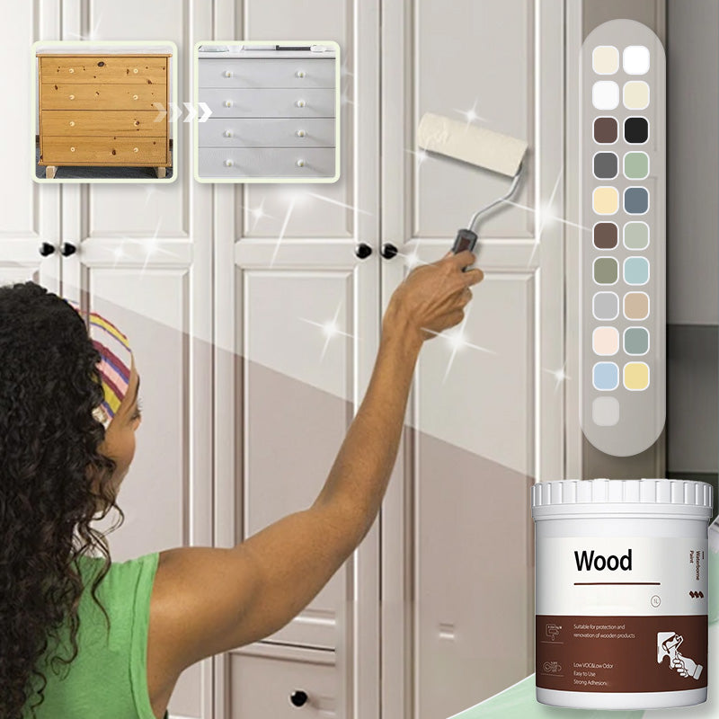 👍🍃Peinture de réparation et de rénovation de meubles en bois écologique, sans odeur, à base d'eau