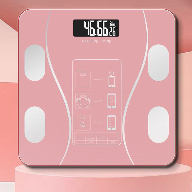 🥳50 % DE RÉDUCTION ! 💞👵 Pèse-personne intelligent avec analyseur de graisse corporelle – Connaissez vos chiffres, suivez votre santé ! Mesure facilement votre poids et votre graisse corporelle. Grand écran, mise en marche automatique 🩺📊
