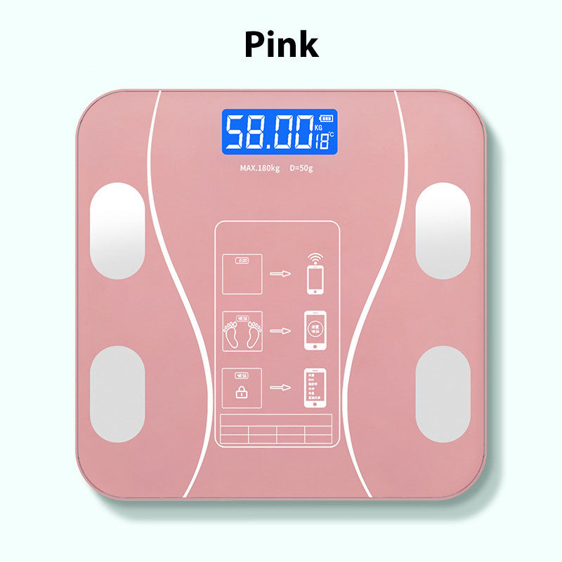 🥳50 % DE RÉDUCTION ! 💞👵 Pèse-personne intelligent avec analyseur de graisse corporelle – Connaissez vos chiffres, suivez votre santé ! Mesure facilement votre poids et votre graisse corporelle. Grand écran, mise en marche automatique 🩺📊