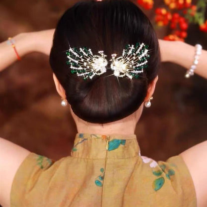 "Peacock Spread" Angel Wing Elegant Updo Maker