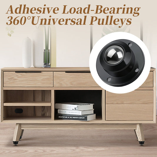 Adhesive Load-Bearing 360°Universal Pulleys