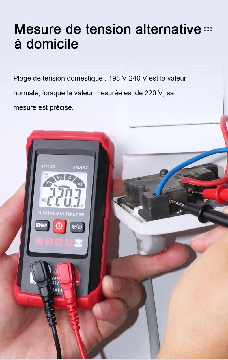 🔥Vente des 3 derniers jours-50 % de réduction🔥Multimètre digital