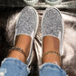💎 60% DE RÉDUCTION ! 💎 Chaussures Slip-On Femme – Paillettes Brillantes, Semelle Antidérapante & Confort Respirant pour Tous les Jours 🌸👟