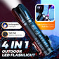 🔥Hot Sale 50% OFF🔦Multifunksjonell oppladbar lommelykt med sterkt lys med elektrisk ild⚡