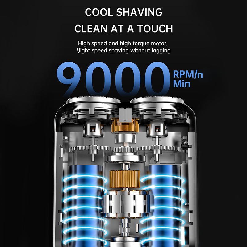 🧔 50% DE RÉDUCTION! ⚡ Mini Rasoir Électrique Portable Homme – Détection AI, tête magnétique & charge rapide – Rasage précis et confortable partout ✨