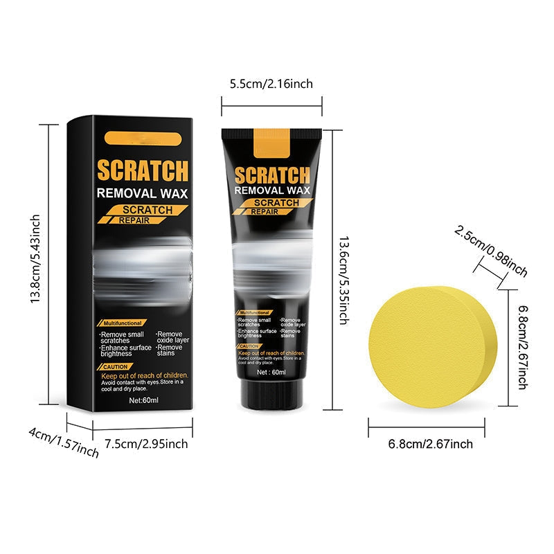 🚗✨💰 PROMO -50% ! Crème Réparatrice de Rayures pour Voiture – Élimine les Éraflures, Protection Durable & Compatible Toutes Couleurs (60 ml)