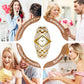 Retro Quartz Watch with Sparkling Rhinestones
