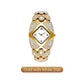 Retro Quartz Watch with Sparkling Rhinestones