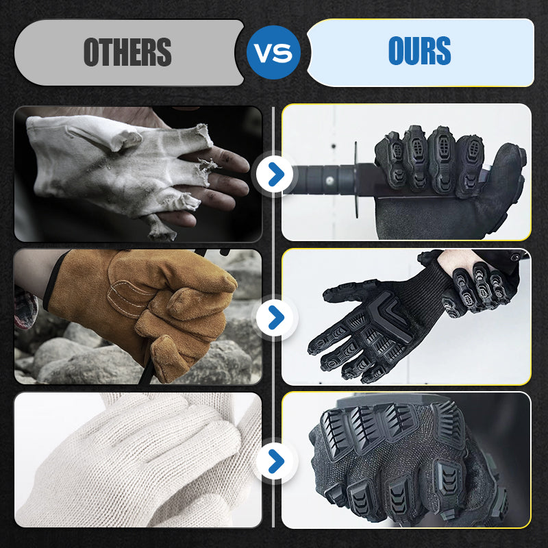 Gants de sécurité résistants aux coupures de niveau 5 pour le travail et les activités de plein air