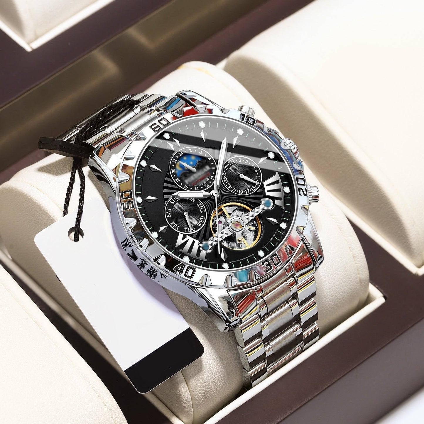 ⌚💧Montres mécaniques automatiques étanches - Nouvelle marque suisse