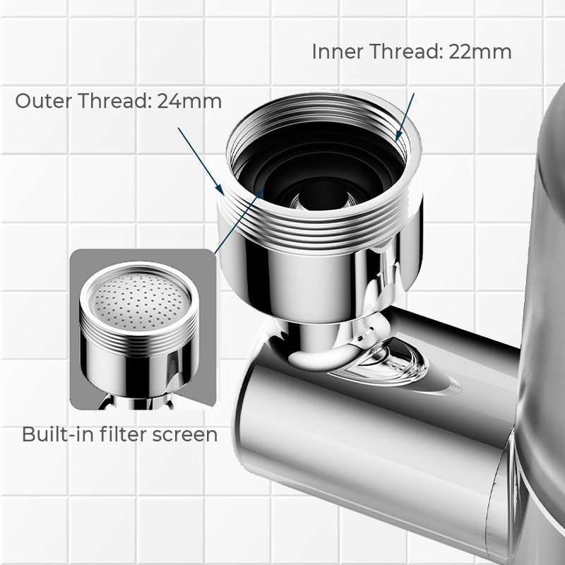 📢📢50 % de réduction !! ⏰ Ensemble de Buses Filtrantes Universelles Pivotantes à 720° – 2 Modes d’Eau, Filtre Transparent & Installation Sans Outil 🚰