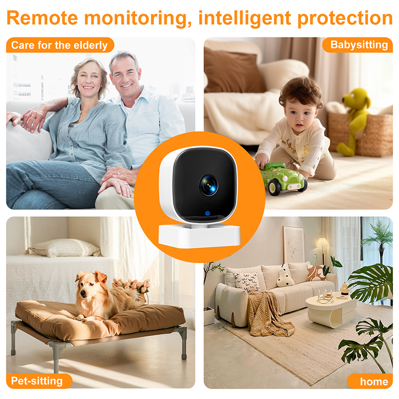 🔥📹 Caméra de surveillance 2K avec vision nocturne couleur et enregistrement continu 24h/24, 7j/7 📱🚨 Alertes intelligentes en temps réel – installation simple, parfaite pour un usage domestique !