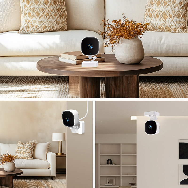 🔥📹 Caméra de surveillance 2K avec vision nocturne couleur et enregistrement continu 24h/24, 7j/7 📱🚨 Alertes intelligentes en temps réel – installation simple, parfaite pour un usage domestique !