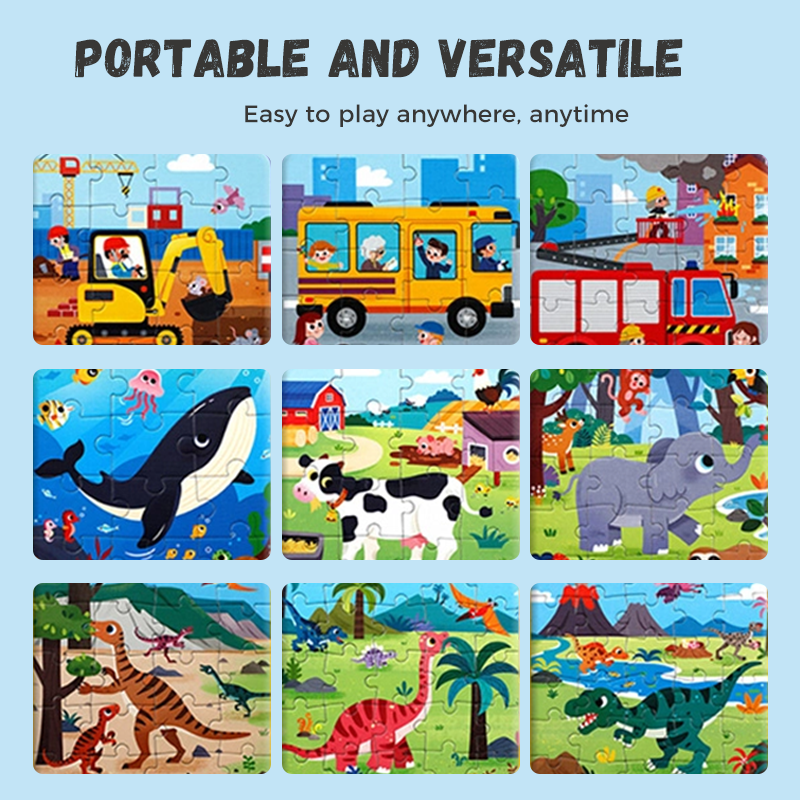 🧩 50% DE RÉDUCTION ! 🧠 Puzzles Magnétiques Enfants - Jeu Éducatif avec Formes Géométriques et Créativité, Apprentissage par le Jeu 🎨📦