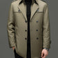 🔥50% de réduction🔥Trench-coat mi-long pour homme avec doublure amovible