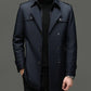 🔥50% de réduction🔥Trench-coat mi-long pour homme avec doublure amovible