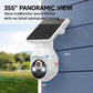 Caméra de Sécurité Solaire Sans Fil 355°