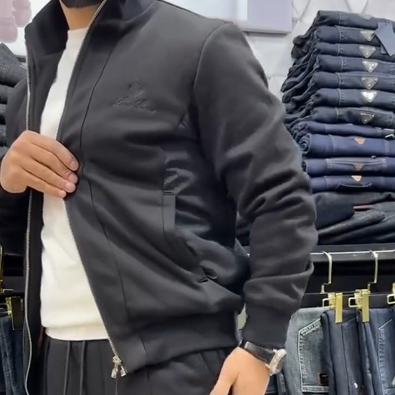 Ensemble deux pièces veste et pantalon décontractés pour homme