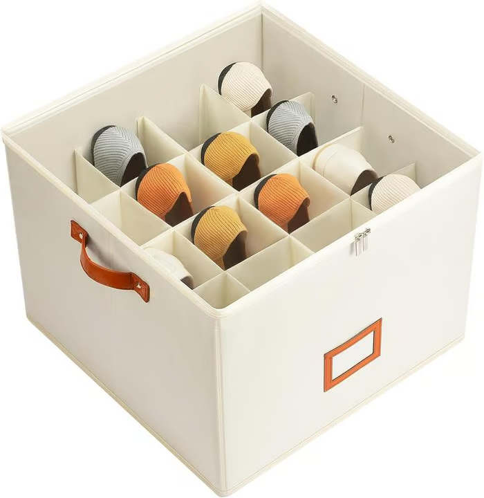 ⏳Offre à durée limitée : 50 % de réduction💥Organisateur de chaussures en tissu, boîte de rangement