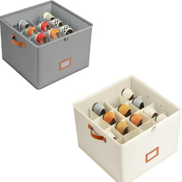 ⏳Offre à durée limitée : 50 % de réduction💥Organisateur de chaussures en tissu, boîte de rangement