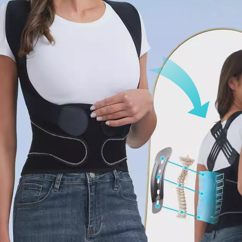 🔥Correcteur de posture universel, réglable et très résistant pour le dos💪