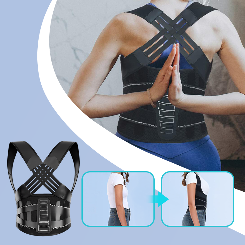 🔥Correcteur de posture universel, réglable et très résistant pour le dos💪
