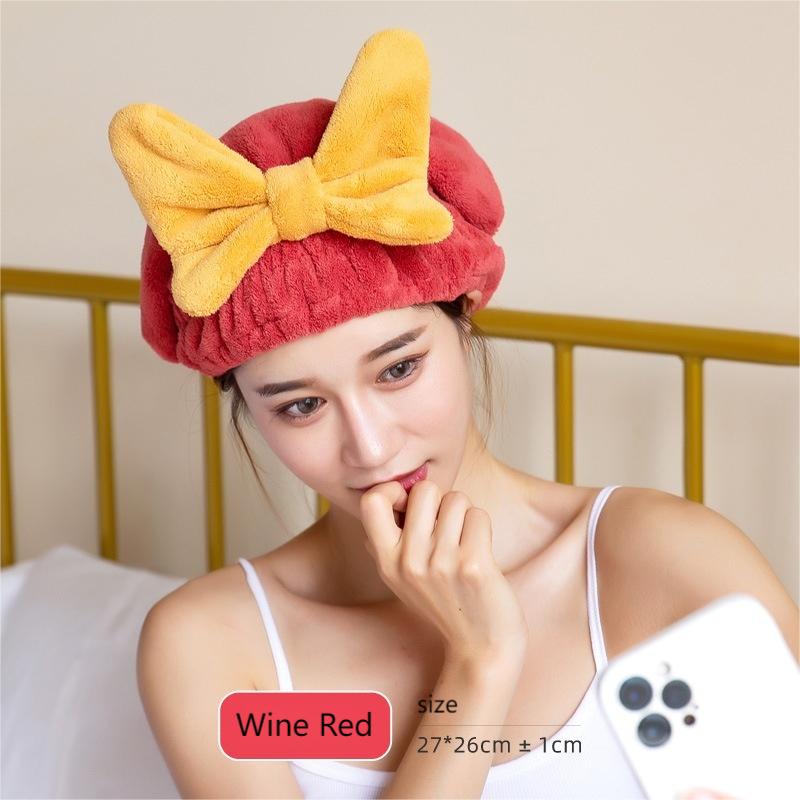 Serviette de bain super absorbante pour cheveux mouillés