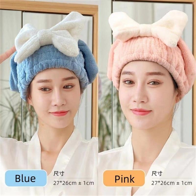 Serviette de bain super absorbante pour cheveux mouillés